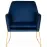 Fotel Milan Bluvel 86/arany