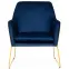 Fotel Milan Bluvel 86/arany