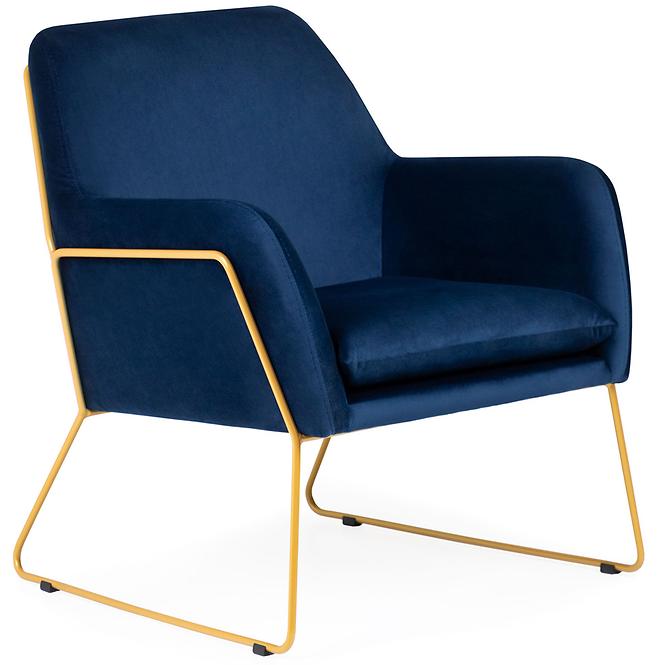 Fotel Milan Bluvel 86/arany