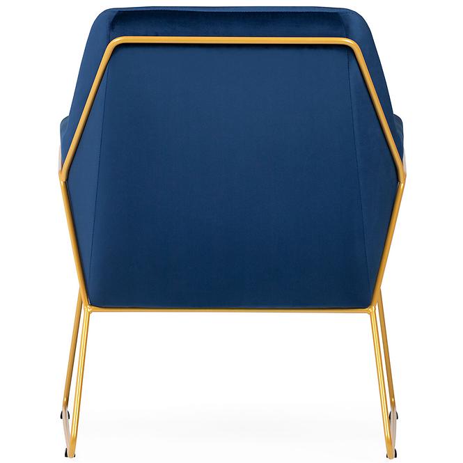 Fotel Milan Bluvel 86/arany