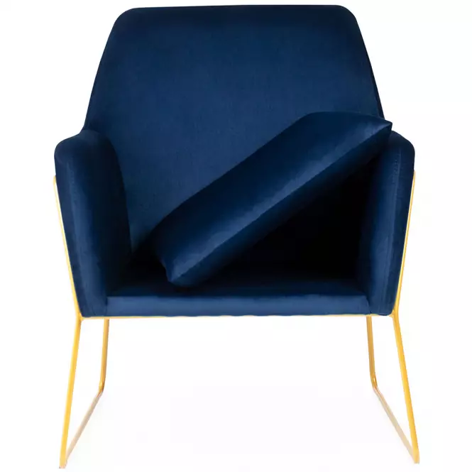 Fotel Milan Bluvel 86/arany,5