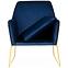 Fotel Milan Bluvel 86/arany,5