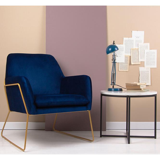 Fotel Milan Bluvel 86/arany