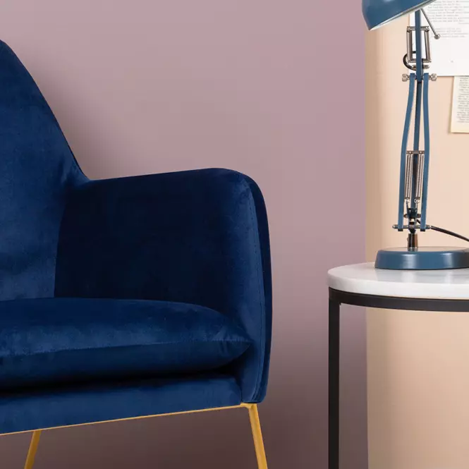 Fotel Milan Bluvel 86/arany,11