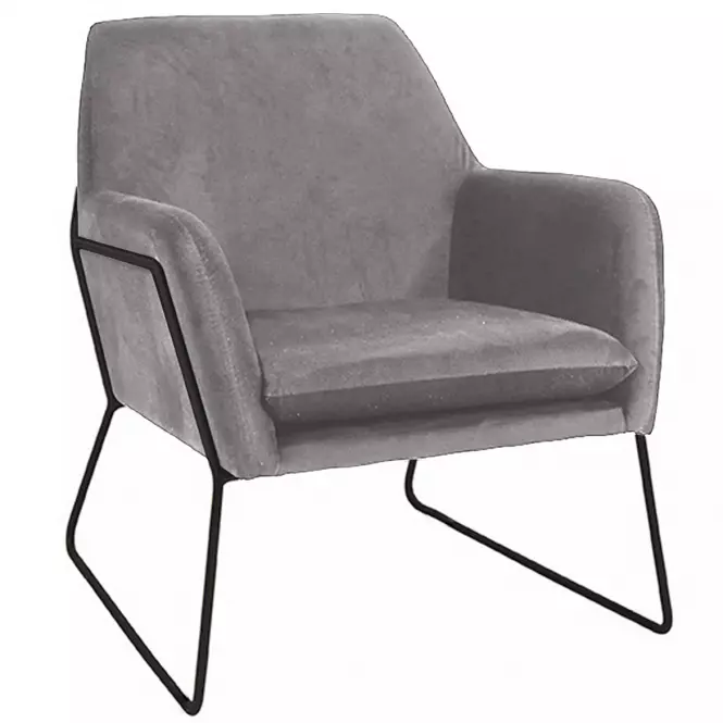 Fotel Milan Bluvel 14/lába fekete