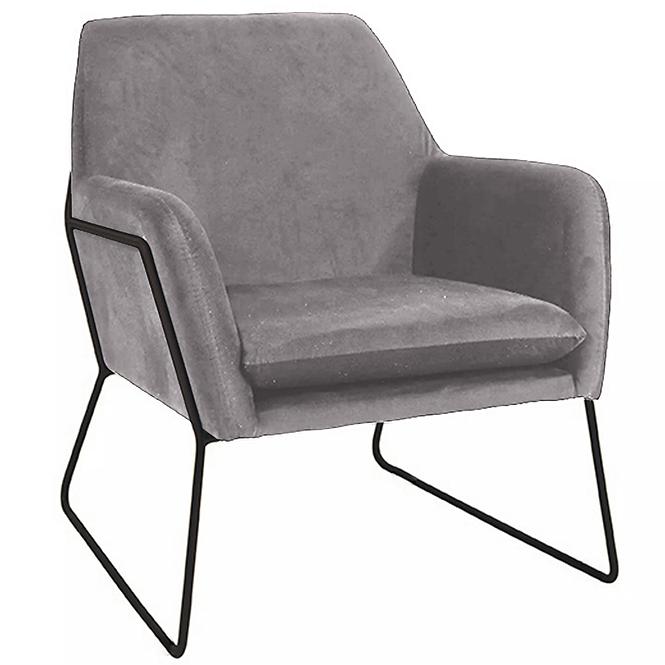 Fotel Milan Bluvel 14/lába fekete