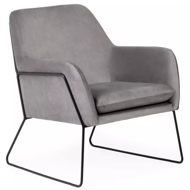 Fotel Milan Bluvel 14/lába fekete