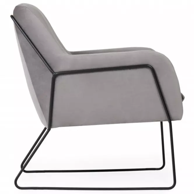 Fotel Milan Bluvel 14/lába fekete