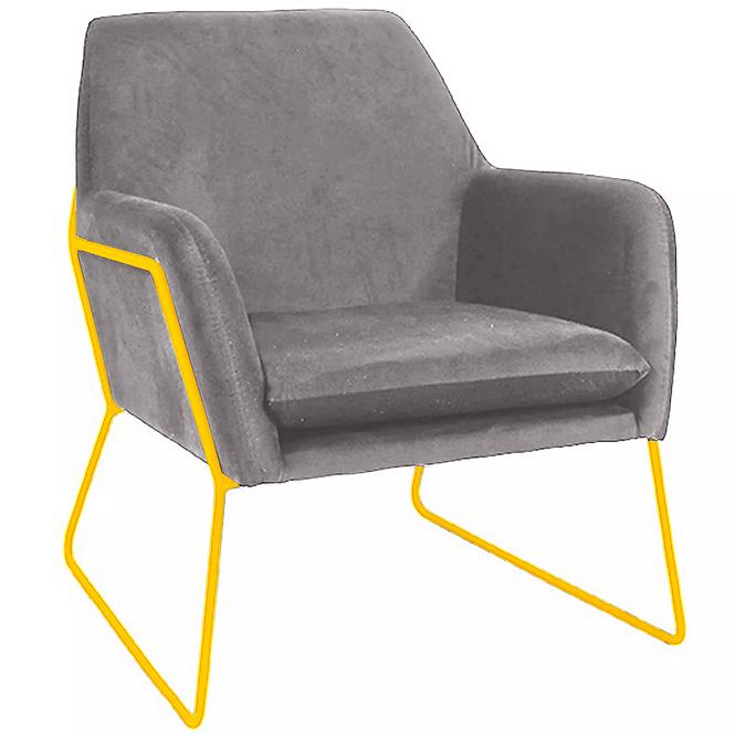 Fotel Milan Bluvel 14/arany