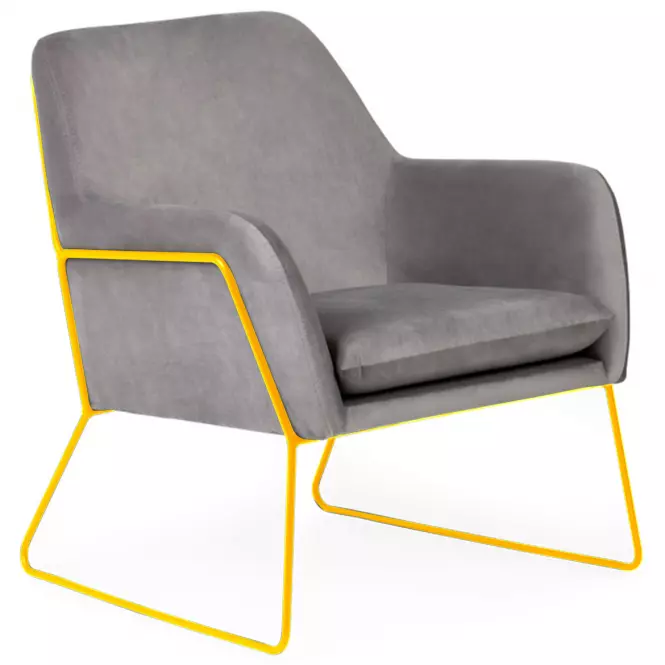 Fotel Milan Bluvel 14/arany
