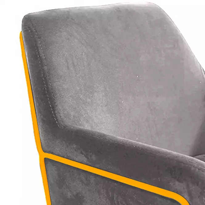 Fotel Milan Bluvel 14/arany