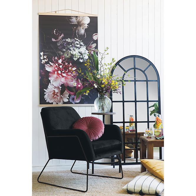 Fotel Milan Bluvel 19/fekete,5