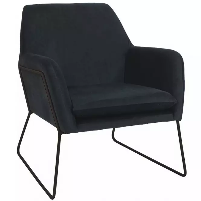 Fotel Milan Bluvel 19/fekete