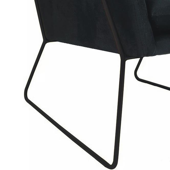 Fotel Milan Bluvel 19/fekete