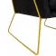 Fotel Milan Bluvel 19/arany,2