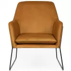 Fotel Milan Bluvel 68/fekete
