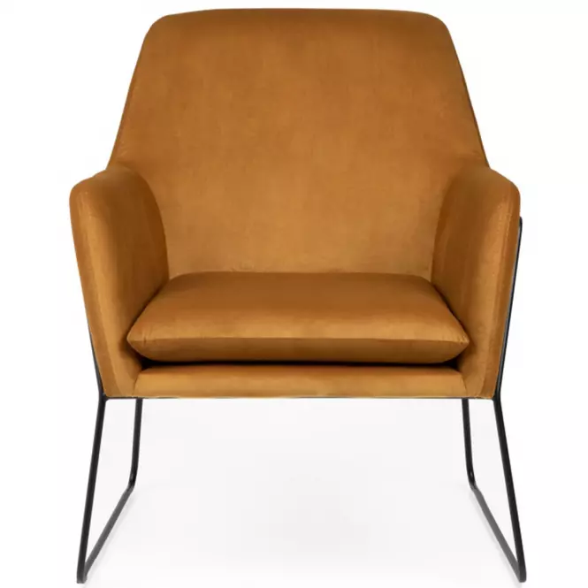 Fotel Milan Bluvel 68/fekete