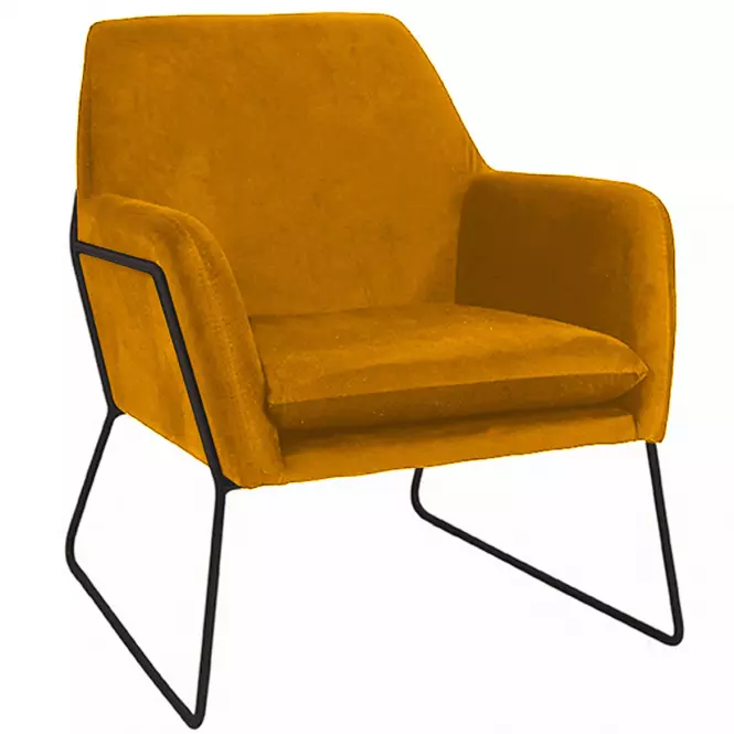 Fotel Milan Bluvel 68/fekete