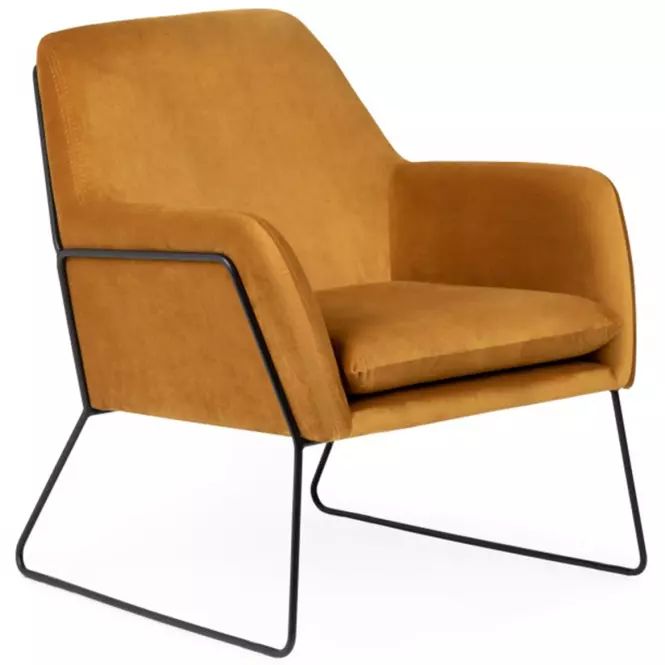 Fotel Milan Bluvel 68/fekete,3