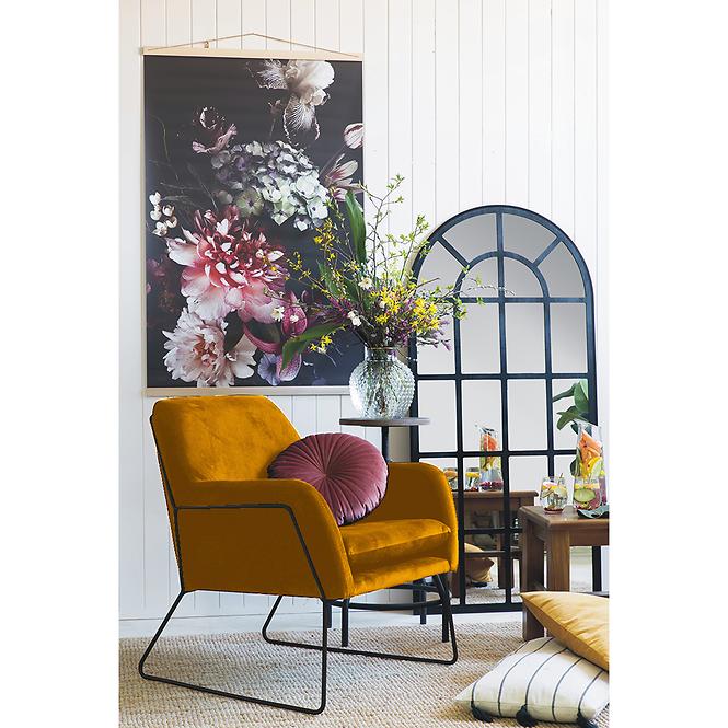 Fotel Milan Bluvel 68/fekete