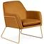 Fotel Milan Bluvel 68/arany,2