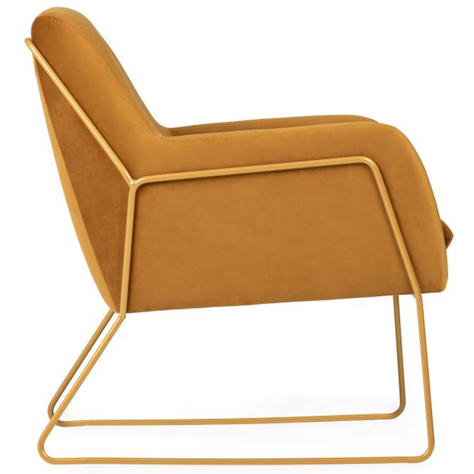Fotel Milan Bluvel 68/arany