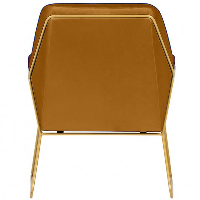 Fotel Milan Bluvel 68/arany