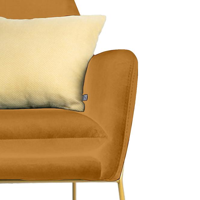 Fotel Milan Bluvel 68/arany