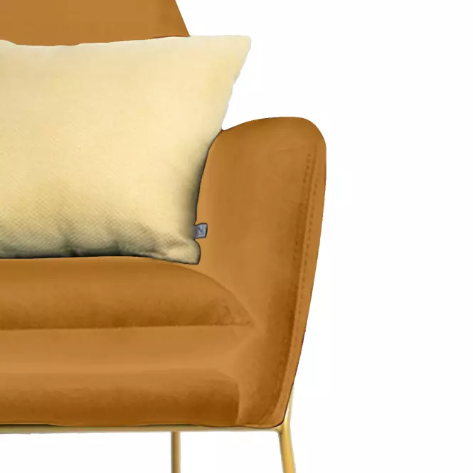 Fotel Milan Bluvel 68/arany,5