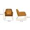 Fotel Milan Bluvel 68/arany,8