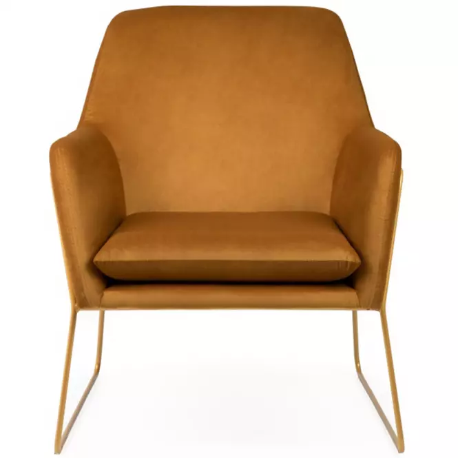 Fotel Milan Bluvel 68/arany