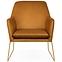 Fotel Milan Bluvel 68/arany
