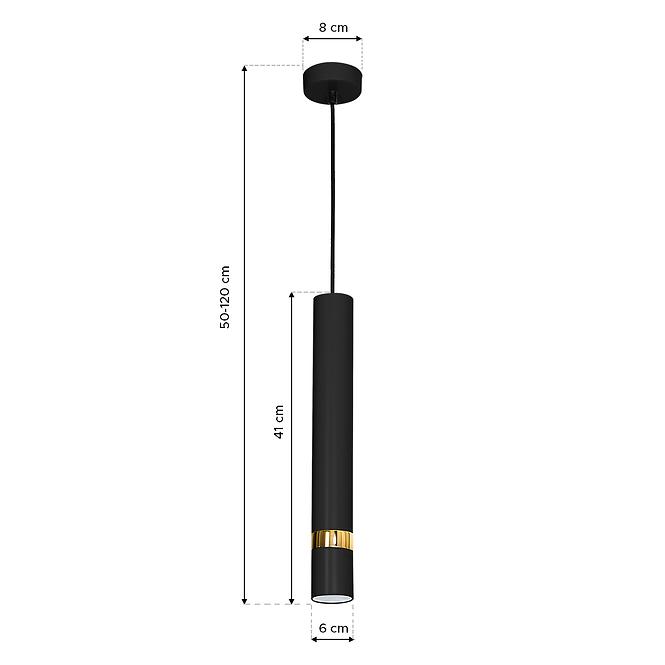 Lámpa Joker Black MLP 6079 gold LW1