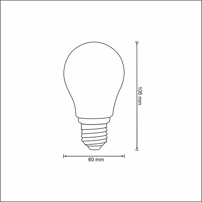 Izzó POLUX LED Filament A60 E27 7W Clear 2700-6500K+RGB WIFI TUYA