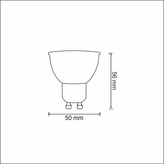 Izzó POLUX LED GU10 5,5W 2700-6500K+RGB WIFI TUYA