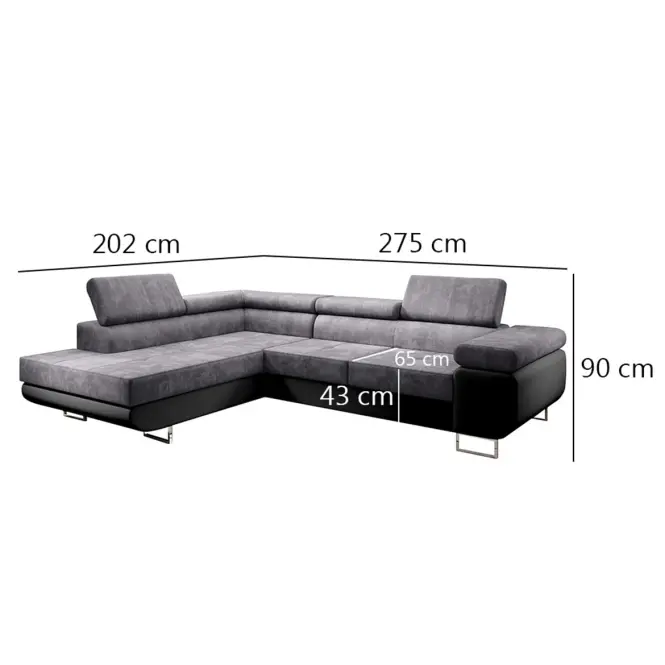 Sarokgarnitúra szett Lotus L balos Kronos 22+Madryt 1100,4