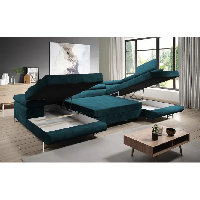 Sarokgarnitúra szett Lotus U jobb Kronos 04,2