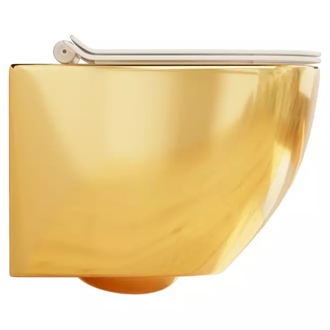 WC csésze Alice II Slim gold/white,2