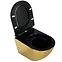WC csésze Alice II Slim gold/black,2