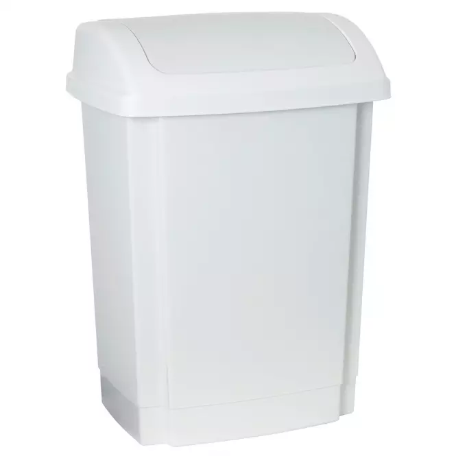 Szemetes kuka Swing 25 l fehér