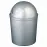 Szemetes kuka kerek Swing 5 l ezüst