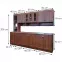 Konyhabútor Olek , dió,2
