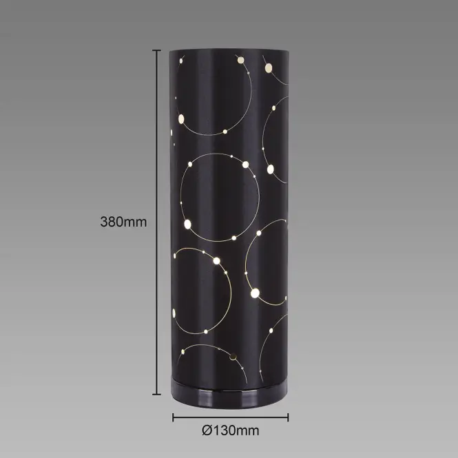 Lámpa Larysa Foot E14 Black 03807