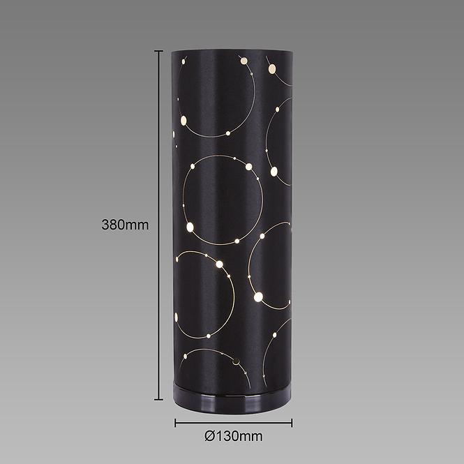 Lámpa Larysa Foot E14 Black 03807