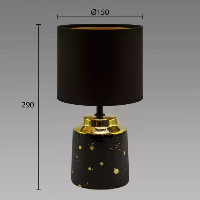 Lámpa Helena E14 Black 03788,3