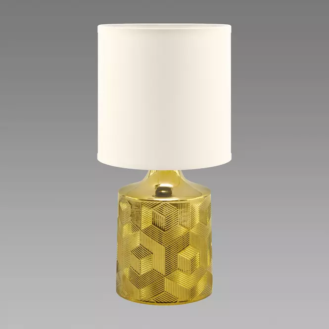 Lámpa Linda E14 GOLD/WHITE 03786