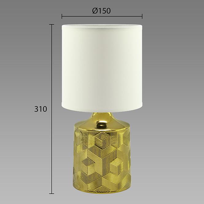 Lámpa Linda E14 GOLD/WHITE 03786,3