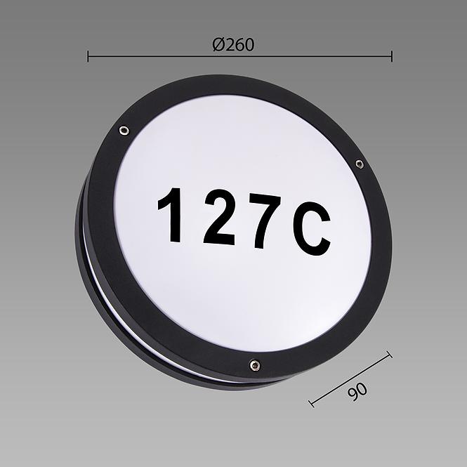Lámpa Solina LED C 7.5W BLACK 4000K 03837