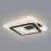 Lámpa LED 48435-36 CCT 3000-6000K fehér-fekete 40X40