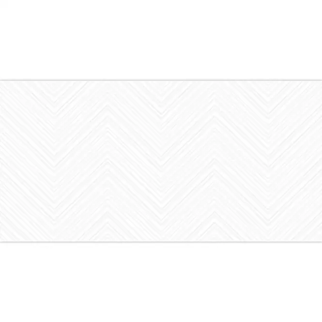 Csempe dekoratív CCR33-1 White Mat Chevron 30/60